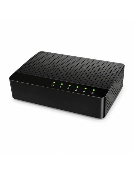 Switch Tenda SG108 8 Puertos Gigabit MAC 8K, referencia SG108, detalle de conectores y puertos