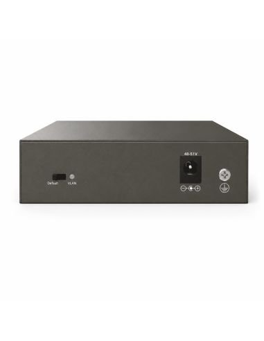 Switch PoE Tenda 4 Puertos Gigabit 58W 802.3af/at, referencia TEG1105P-4-63W, vista frontal