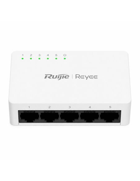 Switch Reyee RG-ES05G-L 5 Puertos Gigabit 10Gbps, referencia RG-ES05G-L, vista frontal