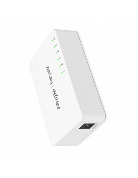 Switch Reyee RG-ES05G-L 5 Puertos Gigabit 10Gbps, referencia RG-ES05G-L, vista en ángulo
