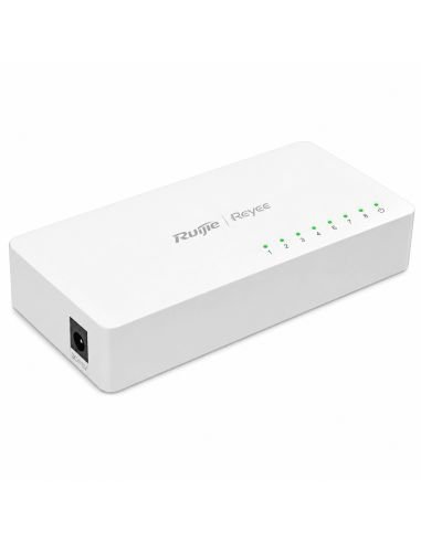 Switch Reyee RG-ES08G-L 8 Puertos Gigabit 16Gbps, referencia RG-ES08G-L, vista frontal