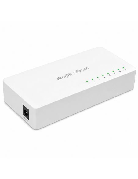 Switch Reyee RG-ES08G-L 8 Puertos Gigabit 16Gbps, referencia RG-ES08G-L, vista frontal