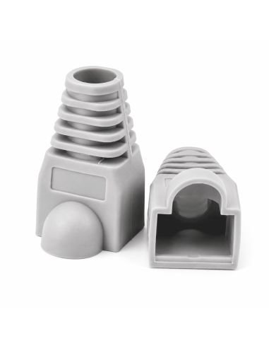 Bota Protectora Gris para Conector RJ45, referencia BOTACONECTOR, vista en ángulo