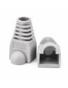 Bota Protectora Gris para Conector RJ45, referencia BOTACONECTOR, vista en ángulo