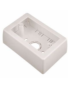 Caja Plástica Mecanismos Tapa Abatible, referencia CAJAMECA, vista frontal 2