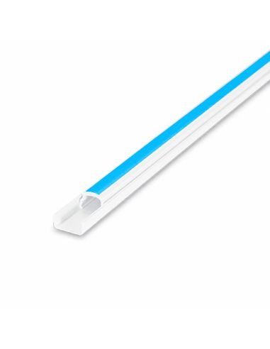 Canaleta Adhesiva 13x8 mm x 2 Metros para Cables, referencia CANALETA13X8, vista frontal