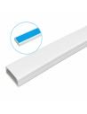 Canaleta Adhesiva 20x12 mm x 2 Metros CCTV, referencia CANALETA20X12, vista frontal