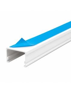 Canaleta Adhesiva 25x15 mm x 2 Metros Cables, referencia CANALETA25X15, vista frontal