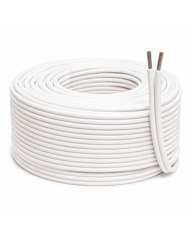 Cable Dúplex 2x12 CCA 100 Metros para PTZ y LED, referencia DUPLEX2X12, vista en ángulo