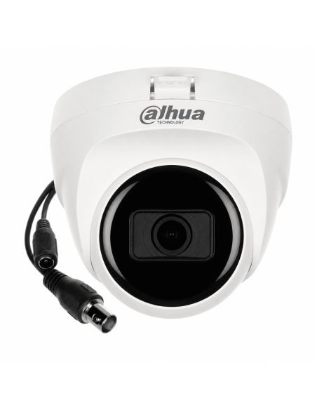 Cámara Dahua 4 en 1 2MP Domo Plastico 2.8mm, referencia DH-HAC-T1A21N-U-0280, vista frontal