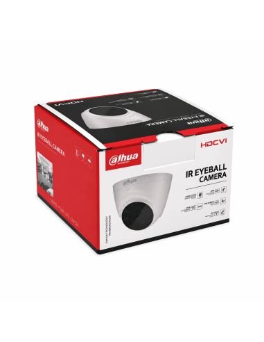 Cámara Dahua 4 en 1 2MP Domo Plastico Audio, referencia DH-HAC-T1A21N-U-A-0280B, vista frontal