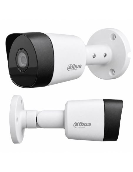 Cámara Dahua 2MP Bala Metálica Smart IR 30m | Colombia, referencia DH-HAC-B2A21N-U-A-0280B, detalle de conectores y puertos
