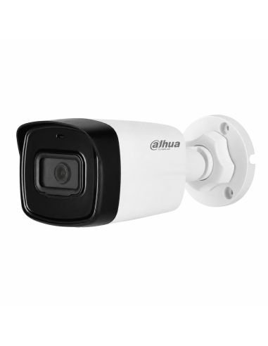 Cámara Dahua 4 en 1 2MP Bala Plástica IR 40m, referencia DH-HAC-HFW1200TLN-0280B-S6, producto en uso