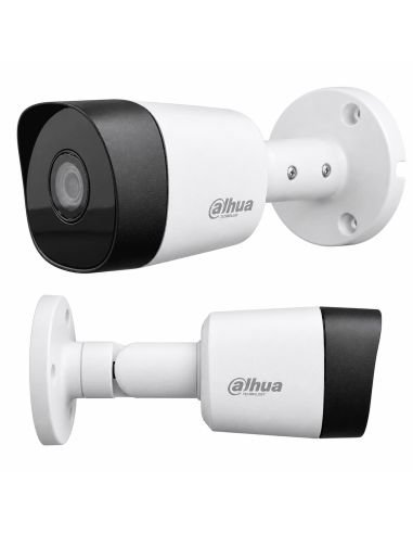 Cámara Dahua 4 en 1 5MP Bala Metálica IR 30m IP67 | Colombia, ref DH-HAC-B2A51N-U-0280B, detalle de conectores y puertos