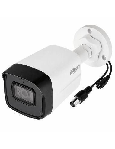 Cámara Dahua 5MP Bala Dual Light IR 80m Mic | Colombia, referencia DH-HAC-HFW1500THN-IL-A-0280B-S3-DIP, vista frontal