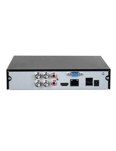 Grabador XVR Dahua 5MP 4 Canales 5M-N Audio, referencia DH-XVR1B04H-I-T, vista en ángulo
