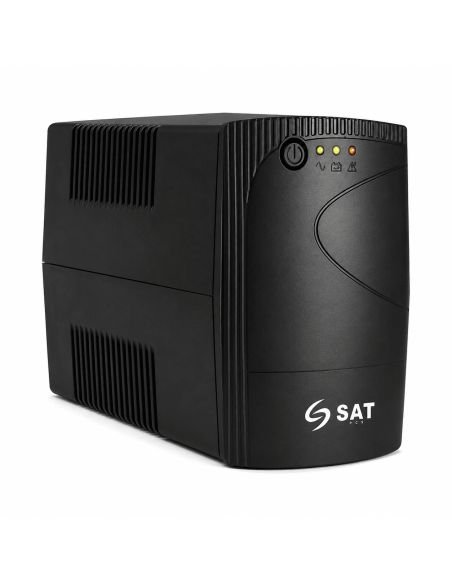 UPS Interactiva SAT UR1000 1000VA 480W Regulación, referencia SAT-UR1000, vista en ángulo