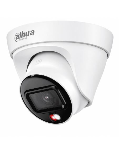 Cámara IP Dahua Domo 2MP Dual Light IR 30m PoE IP67, referencia DH-IPC-HDW1239T1P-A-IL-0280, vista en ángulo