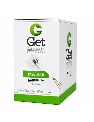 Cable UTP GET Cat 5E Interior CCA Carrete 305 Metros, referencia GET5E-IN-305m, vista frontal