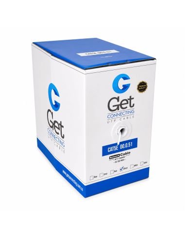 Cable UTP GET Cat 5E Interior Cobre 23 AWG 305 Metros, referencia GET5E-INT-COBRE, vista frontal