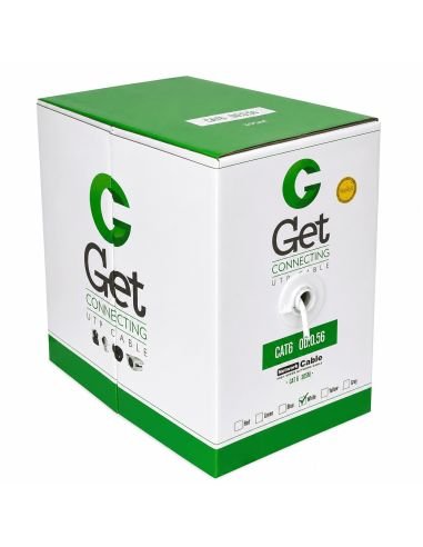 Cable UTP GET Cat 6E Interior CCA Redes Gigabit 305 m, referencia GET6E-IN-305m, vista frontal