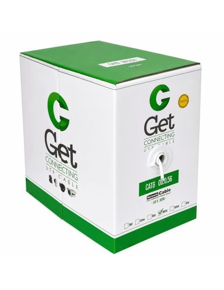 Cable UTP GET Cat 6E Interior CCA Redes Gigabit 305 m, referencia GET6E-IN-305m, vista frontal