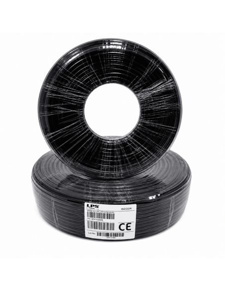 Cable UTP Cat 6E Exterior 100% Cobre Doble Chaqueta, referencia LPSUTPCAT6100EXTBC, detalle de conectores y puertos