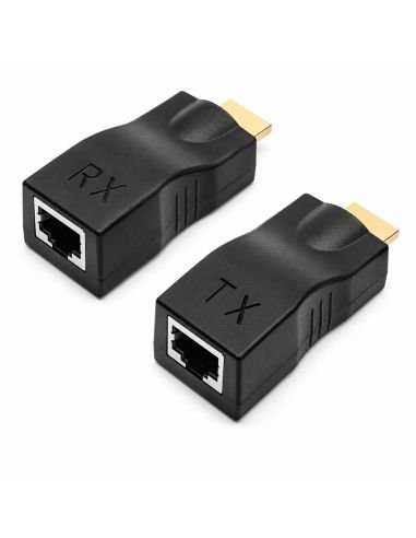 Extender HDMI 4K a 30 Metros por un Cable UTP, referencia 90030107, vista en ángulo