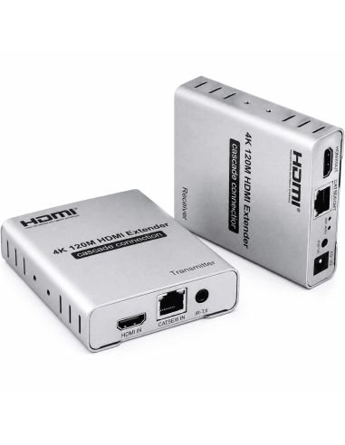 Extender HDMI 4K Ultra HD a 120 Metros Activo, referencia 90030124, vista frontal