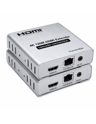 Extender HDMI 4K Ultra HD a 120 Metros Activo, referencia 90030124, vista en ángulo