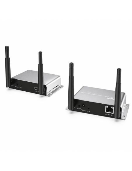 Extender HDMI Inalámbrico WiFi6 200 Metros Premium, referencia NC-E200WHX, vista frontal