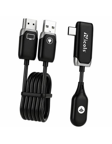 Extender HDMI Inalámbrico Full HD 50 Metros Premium, referencia NC-WX07, vista en ángulo