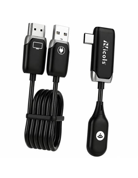 Extender HDMI Inalámbrico Full HD 50 Metros Premium, referencia NC-WX07, vista en ángulo
