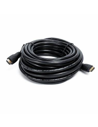 Cable HDMI 4K V2.0 Puro Cobre de 10 m Encauchetado, referencia 300165, vista en ángulo