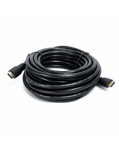 Cable HDMI 4K V2.0 Puro Cobre de 10 m Encauchetado, referencia 300165, vista en ángulo