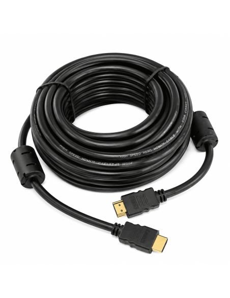 Cable HDMI 4K Encauchetado de 15 m con 2 Filtros, referencia 300167, vista frontal