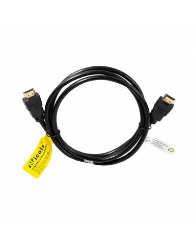 Cable HDMI Encauchetado de 1.5 m para TV DVR y NVR, referencia 300181, vista en ángulo
