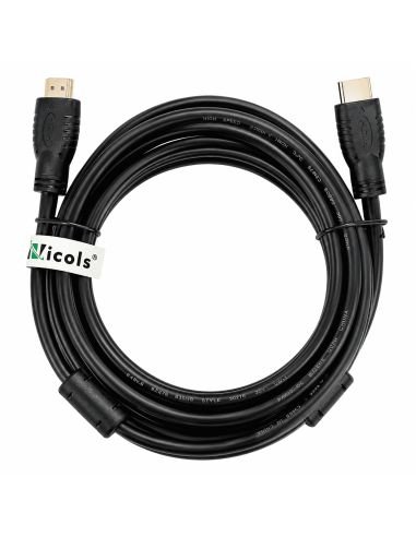 Cable HDMI Encauchetado de 7 m para TV DVR y NVR, referencia 300184, vista en ángulo