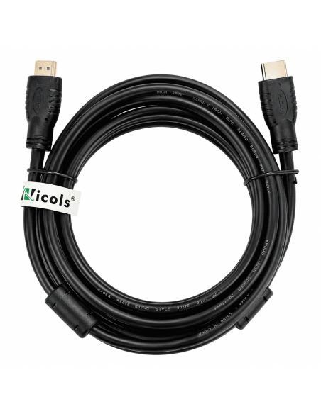 Cable HDMI Encauchetado de 7 m para TV DVR y NVR, referencia 300184, vista en ángulo