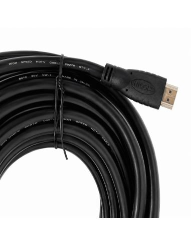 Cable HDMI Encauchetado de 15 m para TV DVR y NVR, referencia 300187, vista frontal