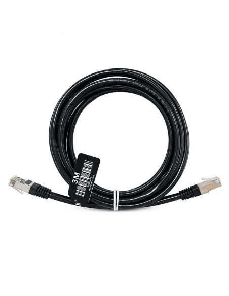 Patch Cord FTP Blindado Cat 6 de 3 m RJ45 Metalico, referencia 300704, vista frontal