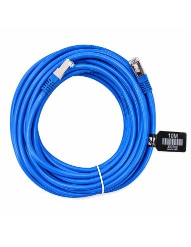 Patch Cord FTP Blindado Cat 6 de 10 m RJ45 Metalico, referencia 300706, vista en ángulo