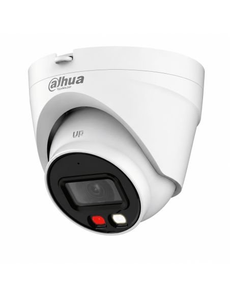 Cámara IP Dahua Domo 4MP Full Color Audio PoE IP67, referencia DH-IPC-HDW1439V-A-IL, vista en ángulo