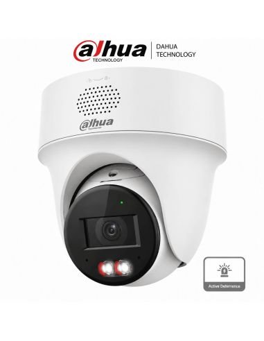 Cámara IP Dahua PT 2MP Disuasion Activa Dual Mic PoE, referencia DH-IPC-PT1239HP-PV-0280B, vista frontal