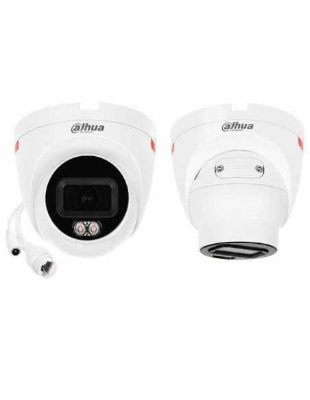 Cámara IP Dahua Domo 4MP WizColor SMD Plus IP67 PRO, referencia DH-IPC-HDW2449TP-S-LED-0280B-PRO, vista en ángulo
