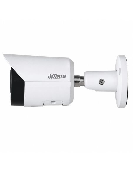 Cámara IP Dahua Bala 8MP Metálica Dual Light SMD+ IP67, referencia DH-IPC-HFW2849SP-S-IL-0280B, vista en ángulo