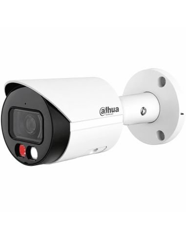 Cámara IP Dahua Bala 8MP Metálica Dual Light SMD+ IP67, referencia DH-IPC-HFW2849SP-S-IL-0280B, producto en uso