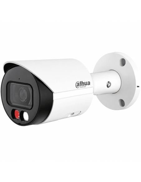 Cámara IP Dahua Bala 8MP Metálica Dual Light SMD+ IP67, referencia DH-IPC-HFW2849SP-S-IL-0280B, producto en uso