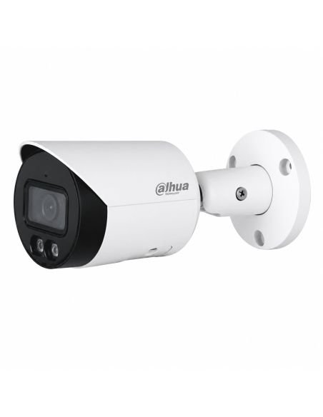 Cámara IP Dahua Bala 8MP Metálica Dual Light SMD+ IP67, referencia DH-IPC-HFW2849SP-S-IL-0280B, contenido del empaque