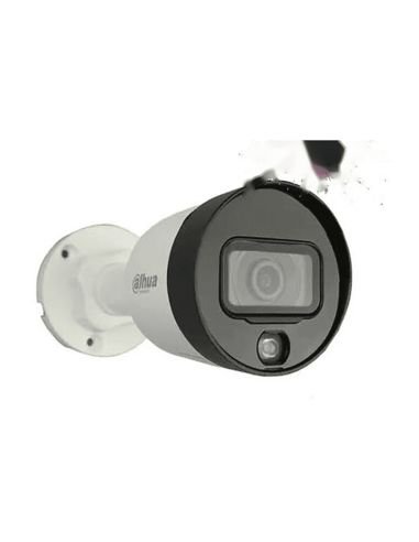 Cámara IP Bala Dahua 2MP Smart Dual Light IR 30M, referencia DH-IPC-HFW1239S1P-IL-0360B-S6, detalle de conectores y puertos
